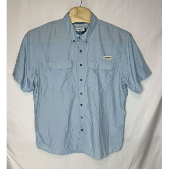Magellan Outdoors Other - Magellan Outdoors Fish Gear Shirt- Size 2XL- Light Blue -Short Sleeve- Vented